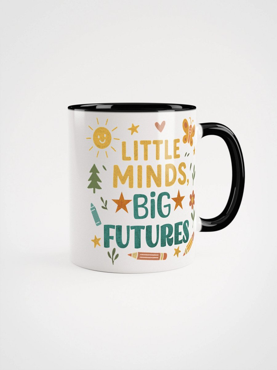 Little Minds Big Futures Mug – Bright Retro Teacher Coffee Cup product image (9)