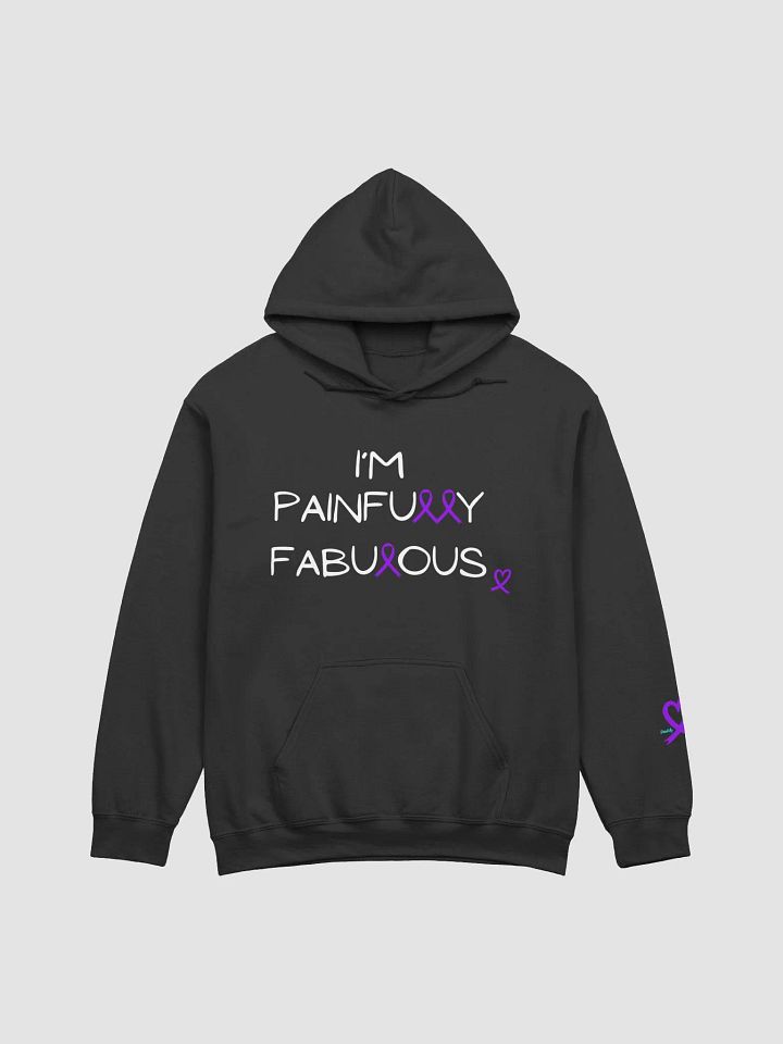 I'm Painfully Fabulous Hoodie- White Print product image (1)
