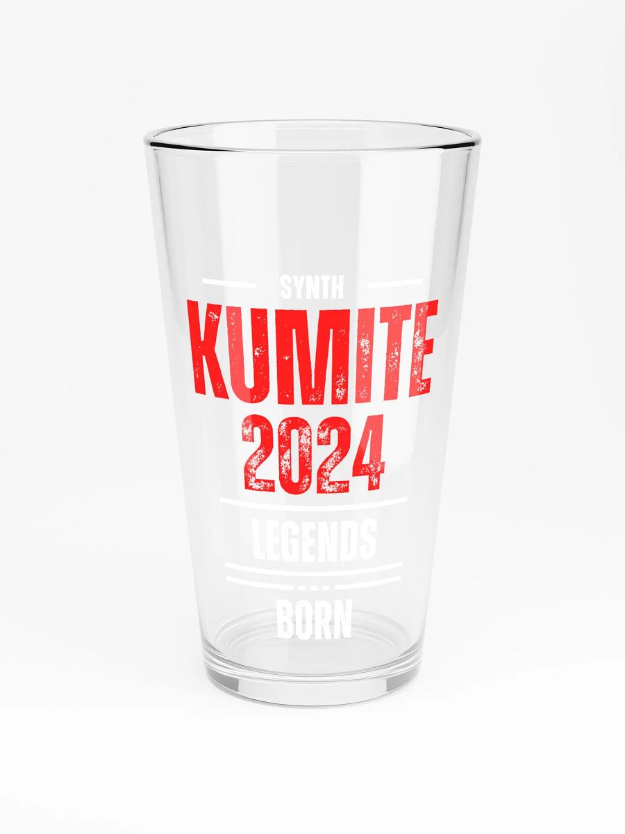 KUMITE LEGENDS BORN BEER GLASS product image (3)