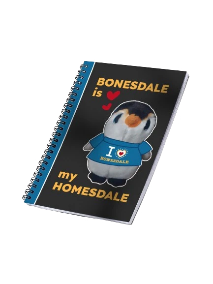 “Bonesdale Is My Homesdale” Notebook product image (3)