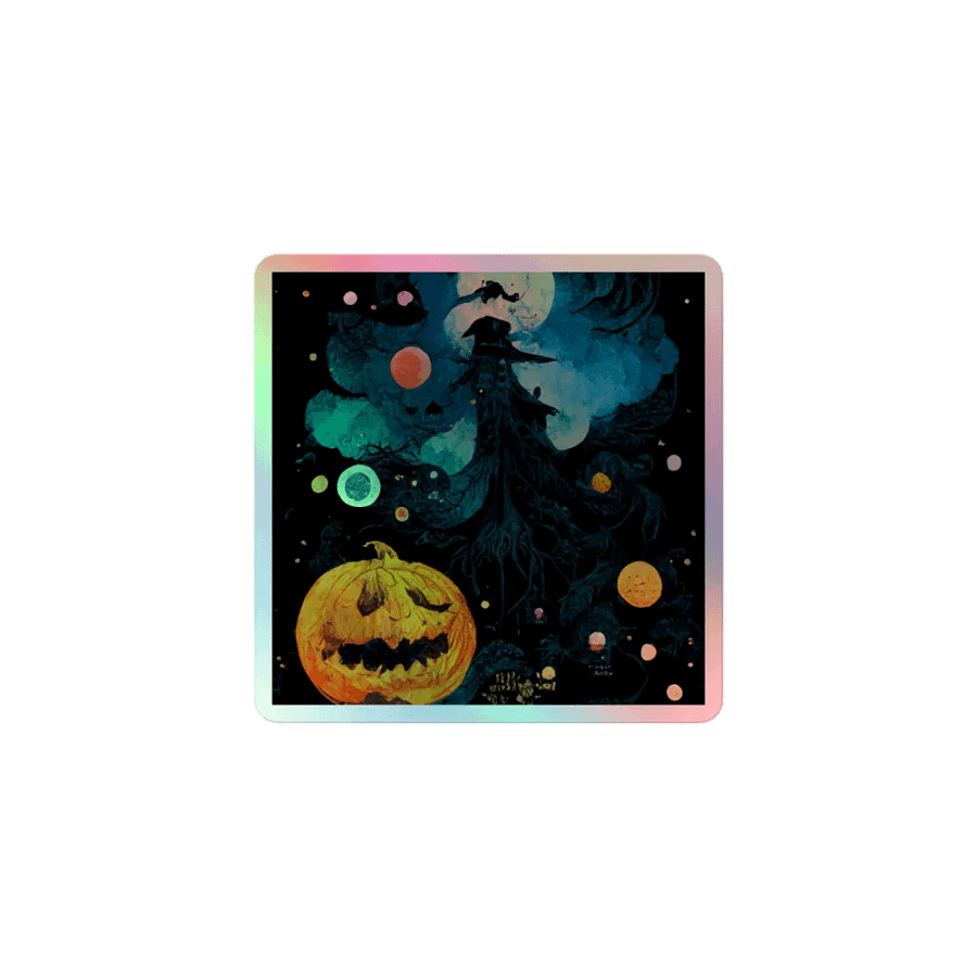 Mystical Halloween Holographic Sticker Set product image (1)