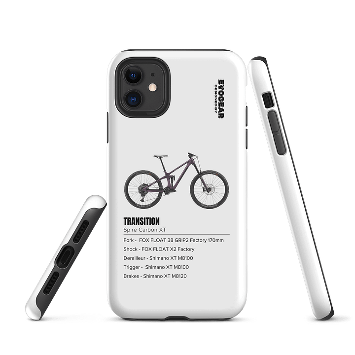 White Transition Spire XT iPhone Case product image (1)