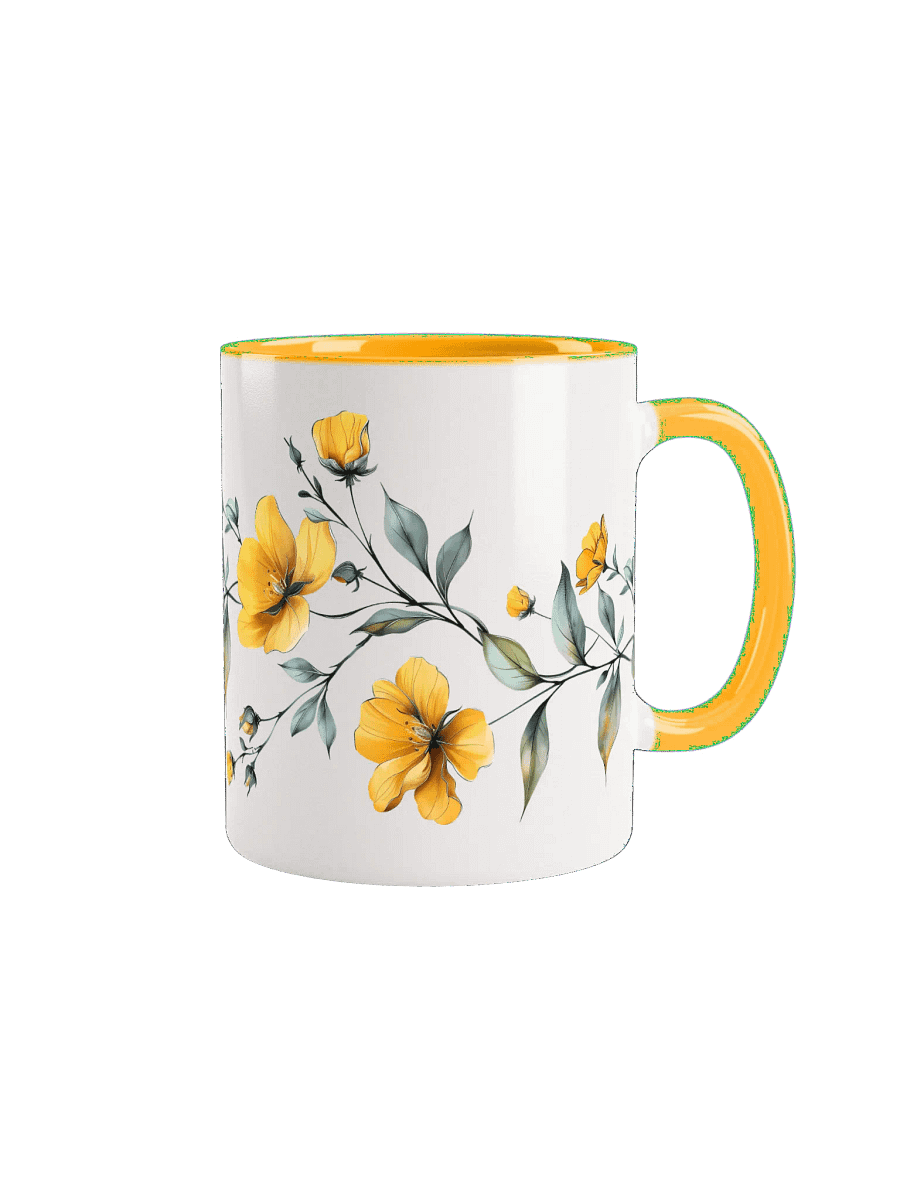 Yellow Blossom Bliss Ceramic Mug product image (1)