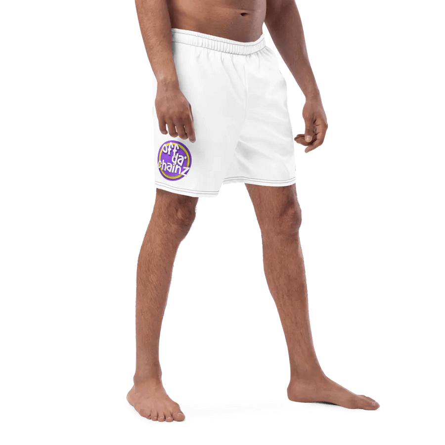 Off Da Chainz Swim Shorts White product image (8)