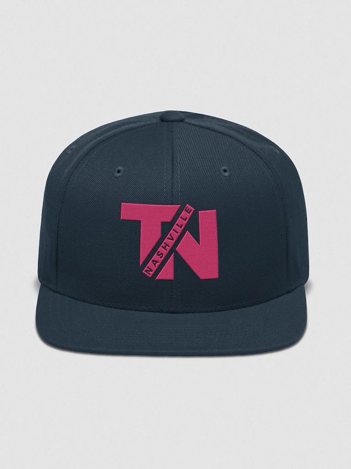 Yupoong Wool Blend Snapback Cap - Nashville TN product image (1)