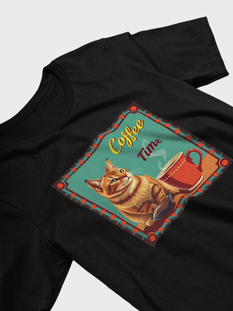 Coffee Cat Time T-Shirt product image (7)