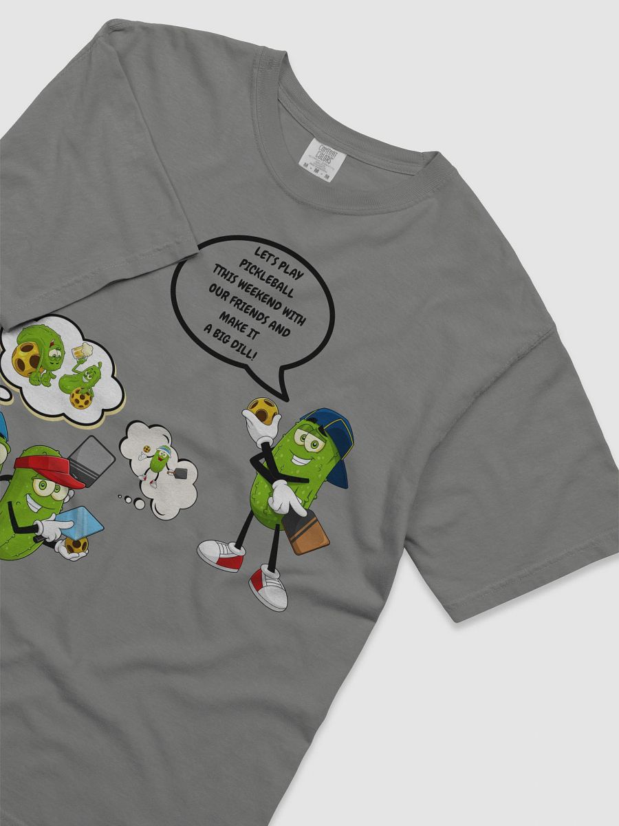 Pickleball Make It A Big Dill Heavy Cotton T-Shirt product image (3)
