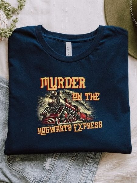 Hogwarts Express Funny Vintage Pulp Mystery Harry Potter Shirt product image (1)