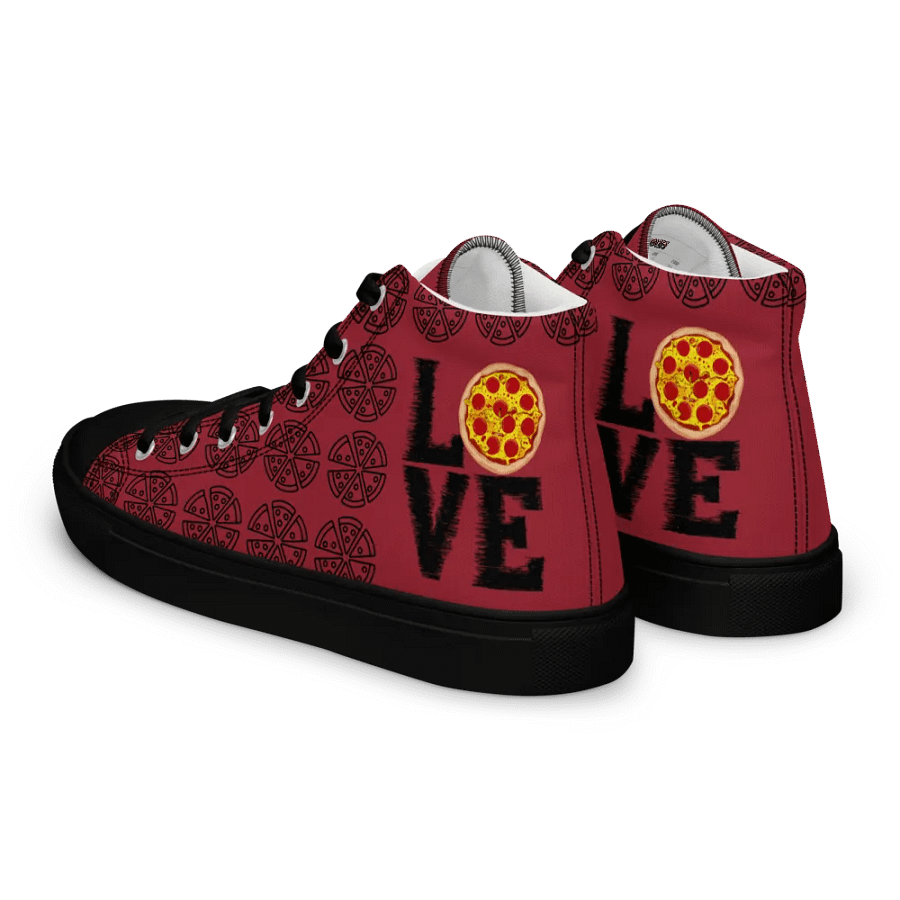 Love Pizza High Top Red/Black Male product image (5)