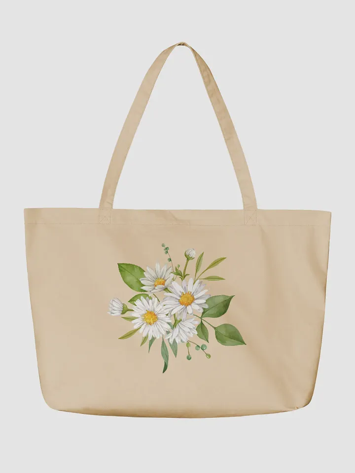 Daisy Delight Organic Tote Bag product image (4)
