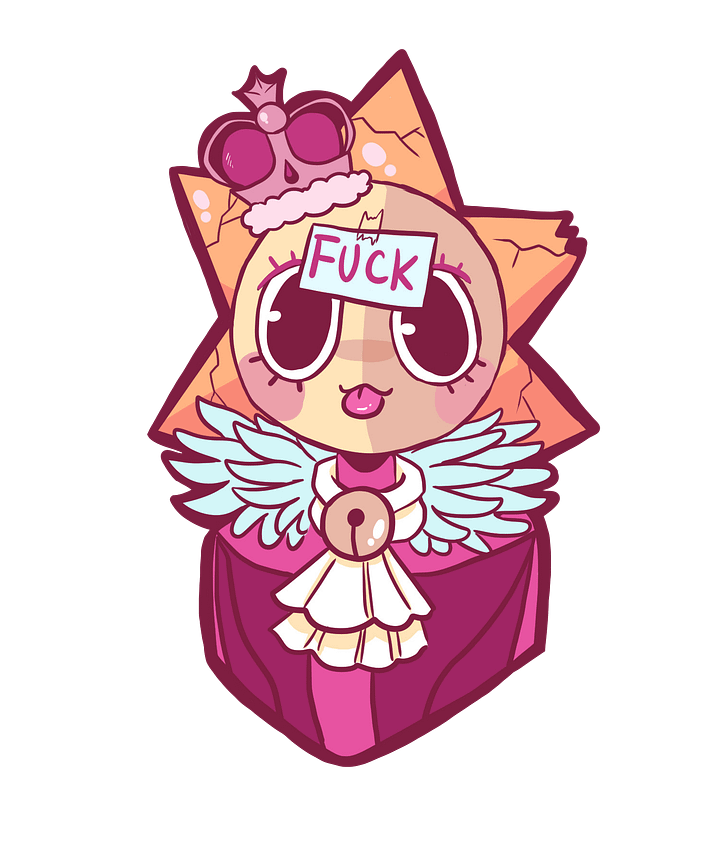 Holographic Dawn Fudge sticker product image (1)