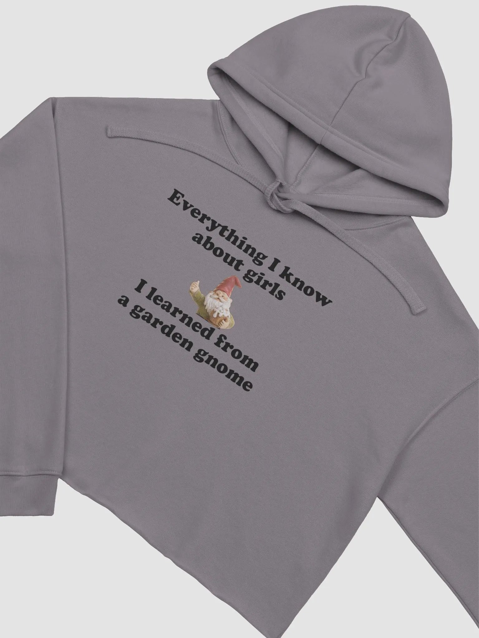 Everything I know about girls fleece crop hoodie product image (4)