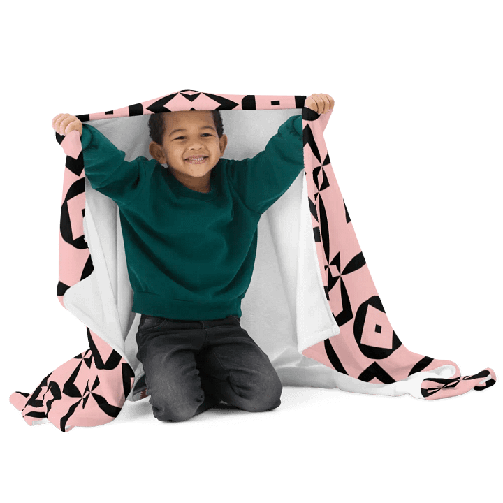 Cute Geometric Pattern Throw Blanket product image (2)