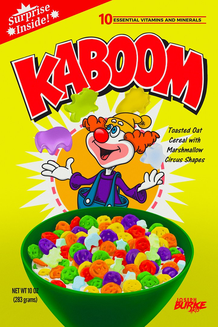 🥣 Saturday Morning Breakfast Kaboom! Digital Art 🥣 product image (1)