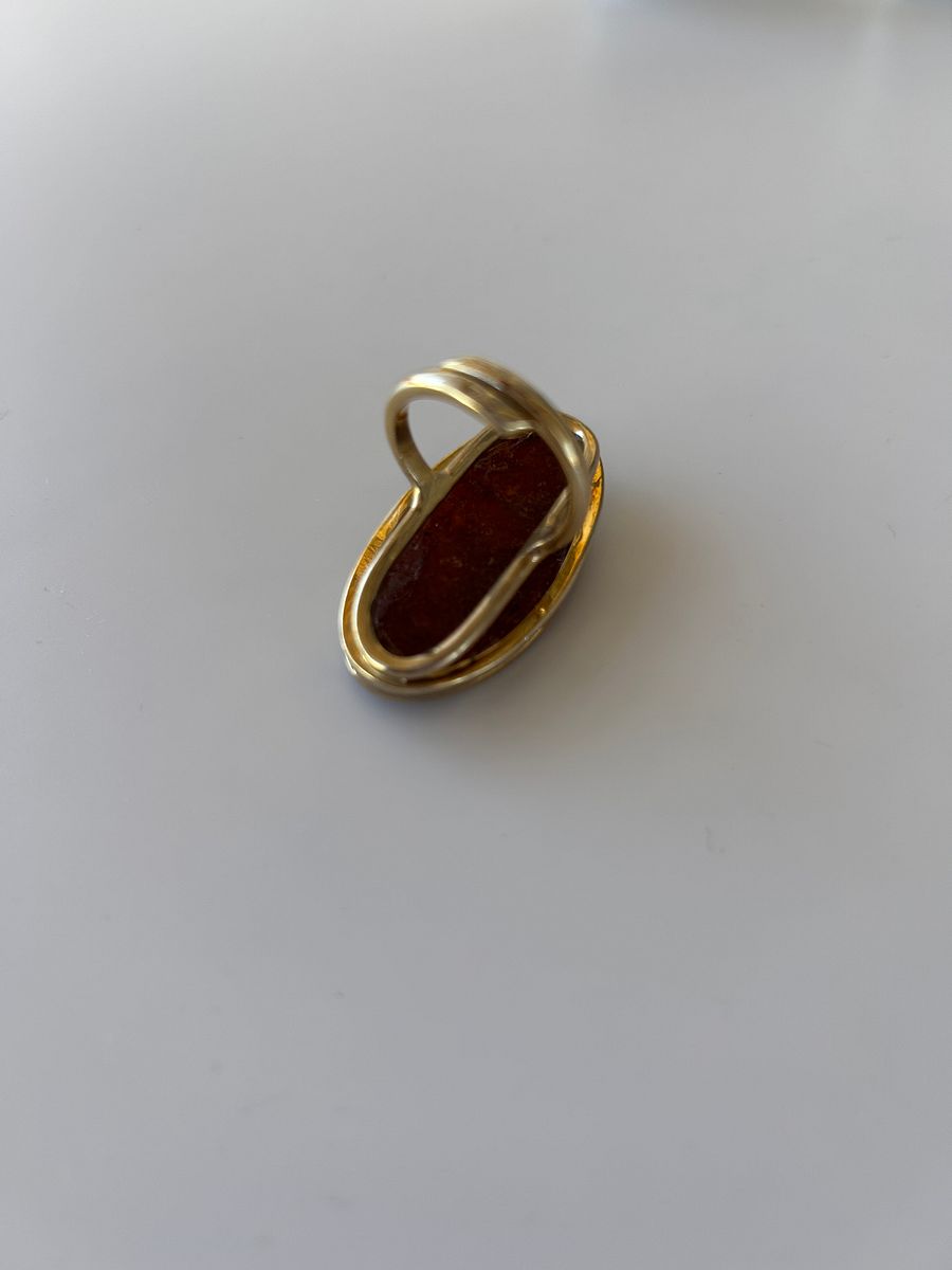 Baltic Amber 925 Sterling Silver Adjustable Ring product image (3)