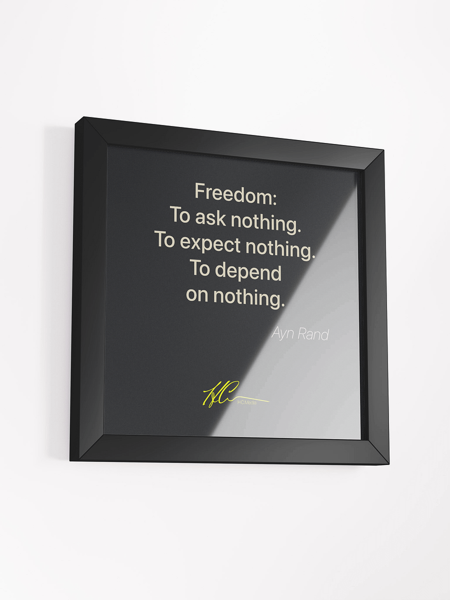 Ayn Rand Q4 - Framed Poster product image (3)
