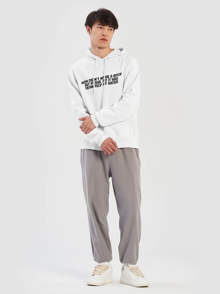 White Raised Sister Hoodie product image (7)
