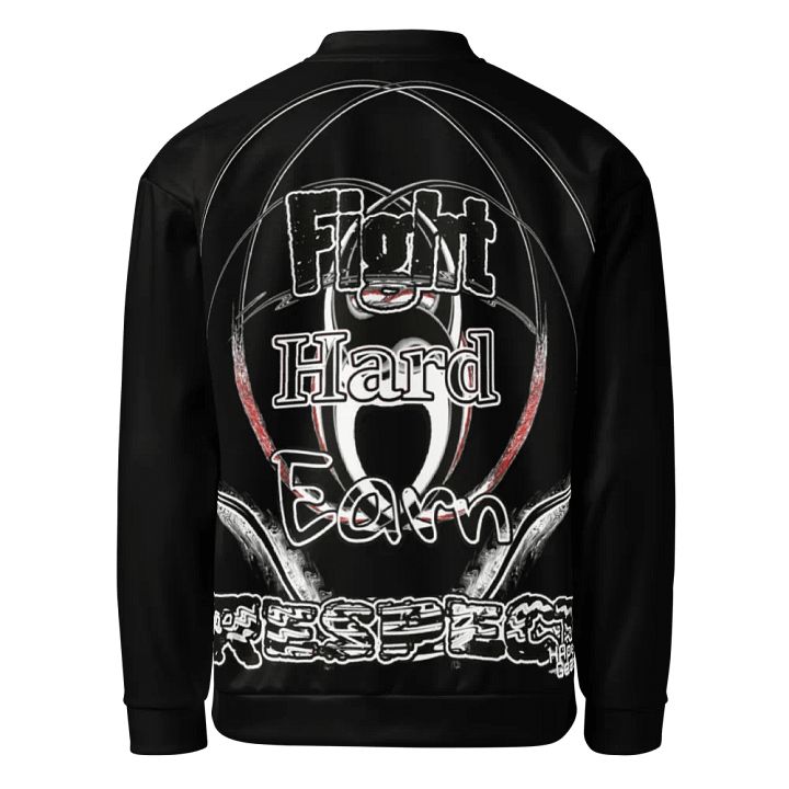 Fight Hard Earn Respect - Black - Bomber Jacket product image (2)