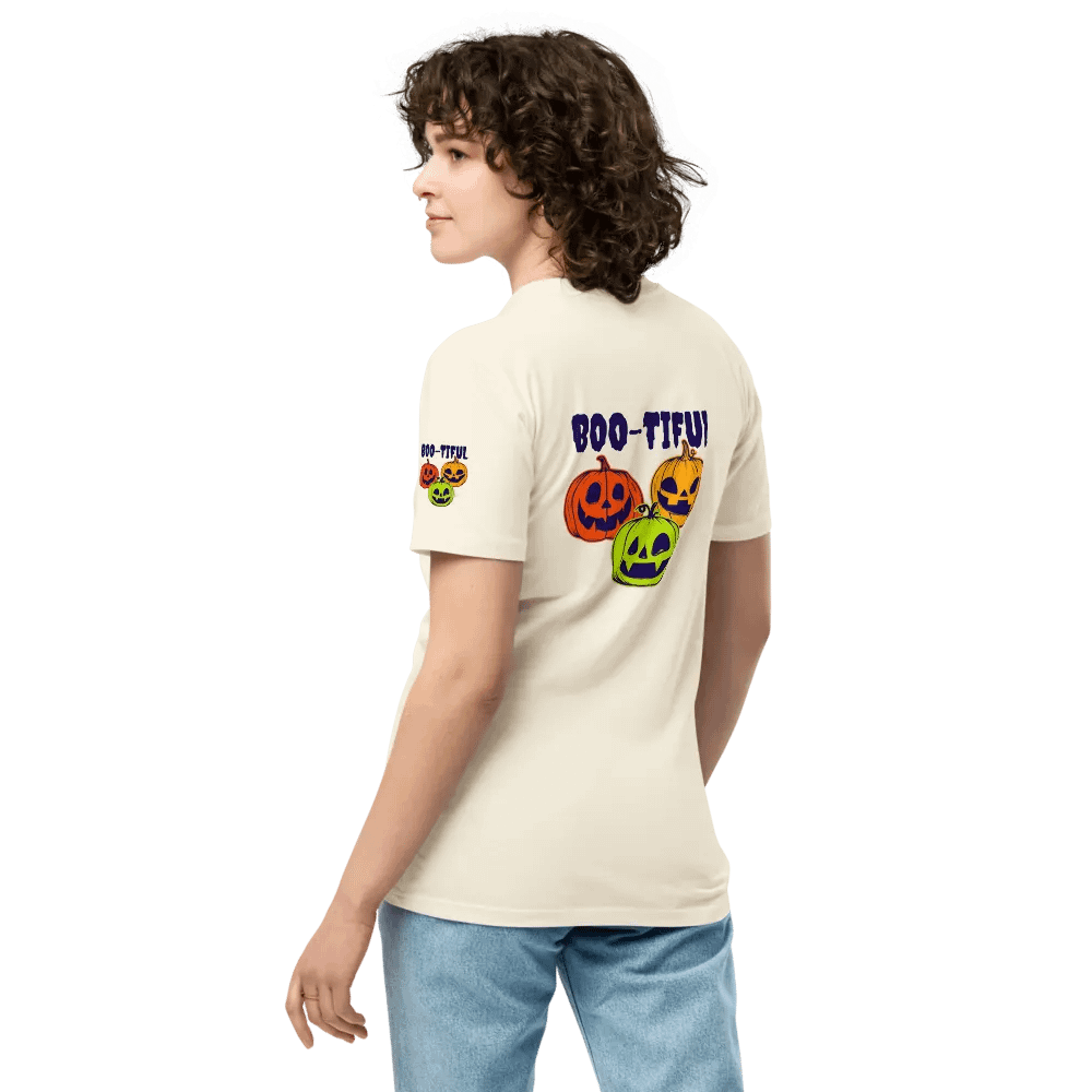 Boo-tiful Halloween Pumpkins Unisex T-Shirt product image (7)