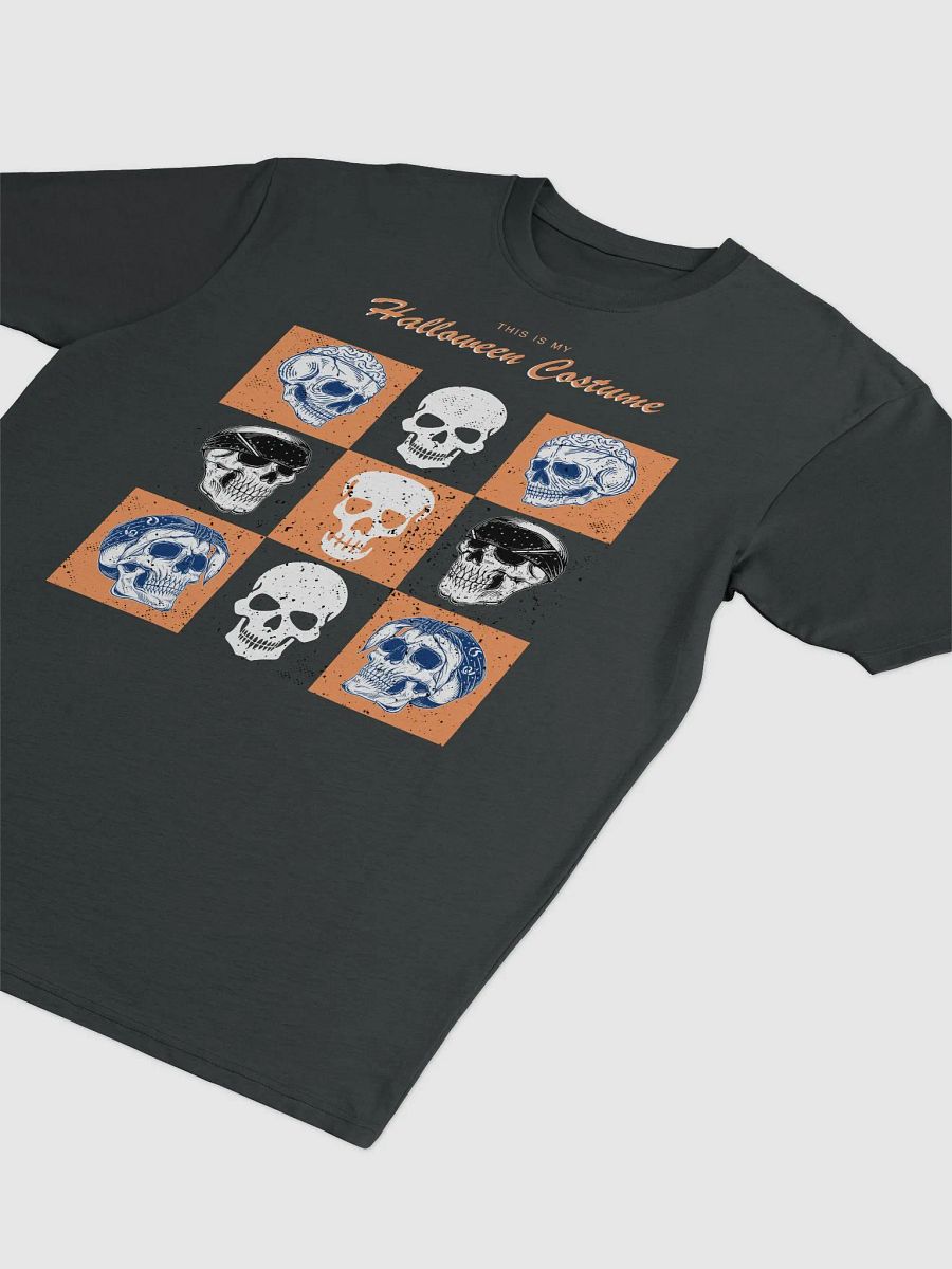 Skull Grid Halloween Tee product image (3)