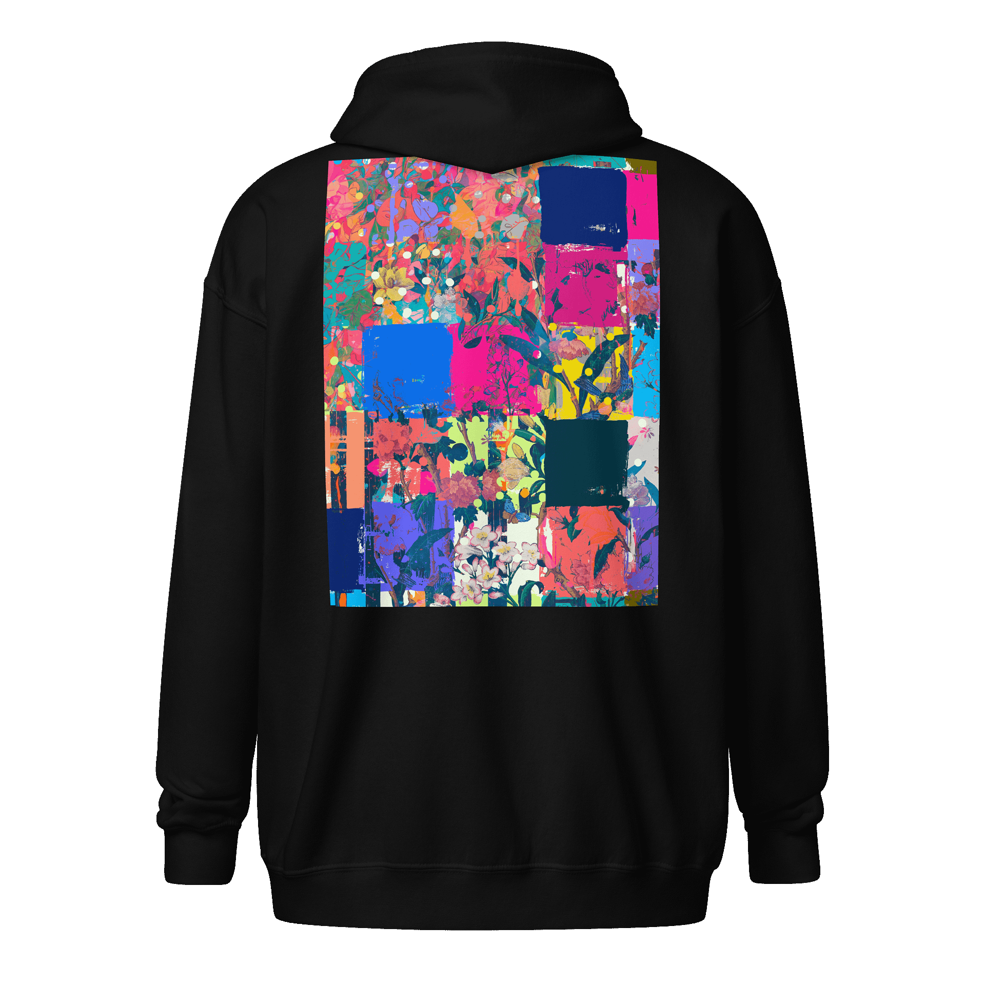 Vibrant Abstract Zip Hoodie product image (8)