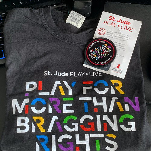 Thank you @stjudeplaylive for the goodies ❤️#stjudeplaylive