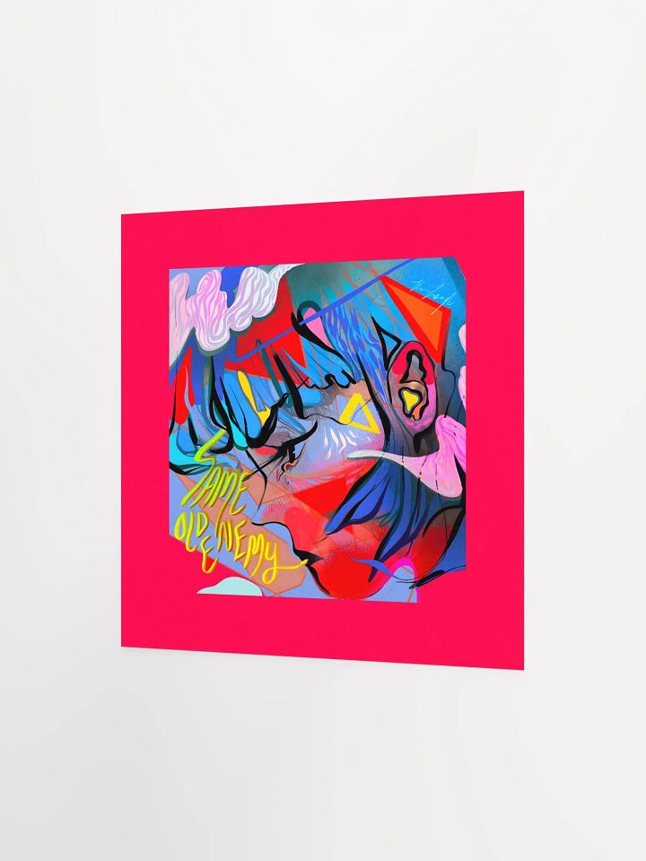 Same Old Enemy Square Matte Print product image (8)