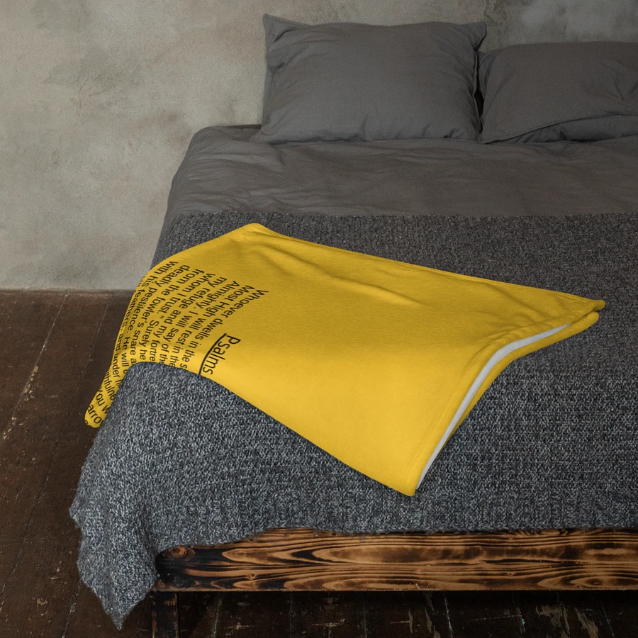 Armour Of God Mustard Yellow Prayer Blanket product image (7)