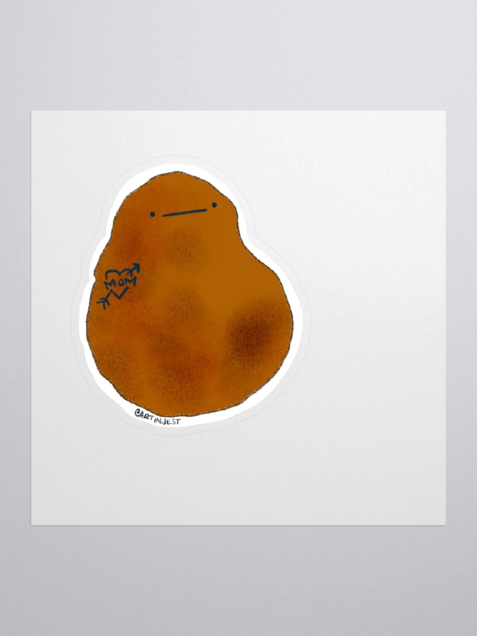 Tatted Tater Sticker! product image (1)
