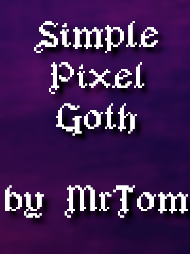 Pixel Font - Simple Pixel Goth by MrTom product image (1)