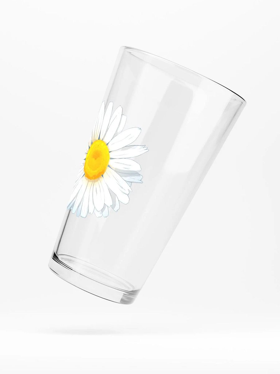 daisy pint glass product image (5)