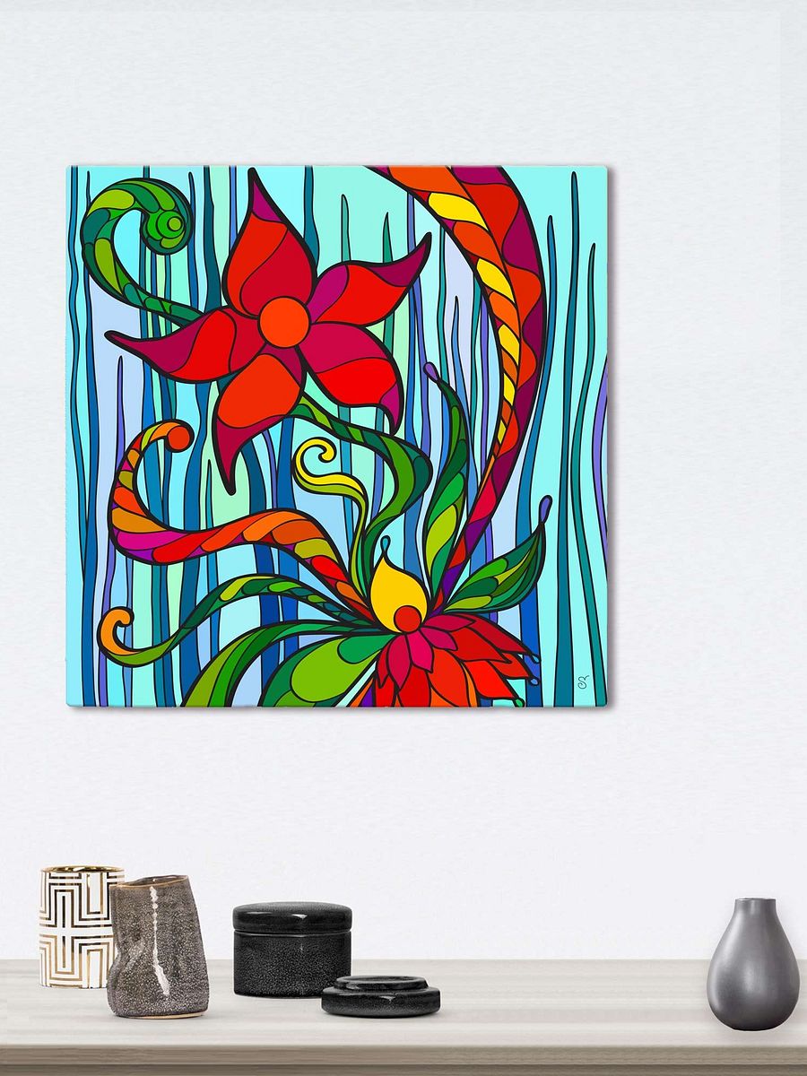 Vibrant Floral Canvas Art - Deep Ocean Starfish product image (45)