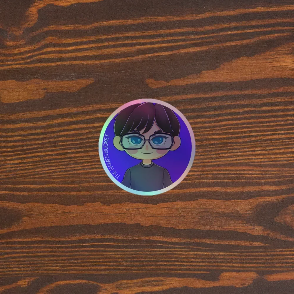 Ramen the Grocery Cat Holo Sticker product image (5)