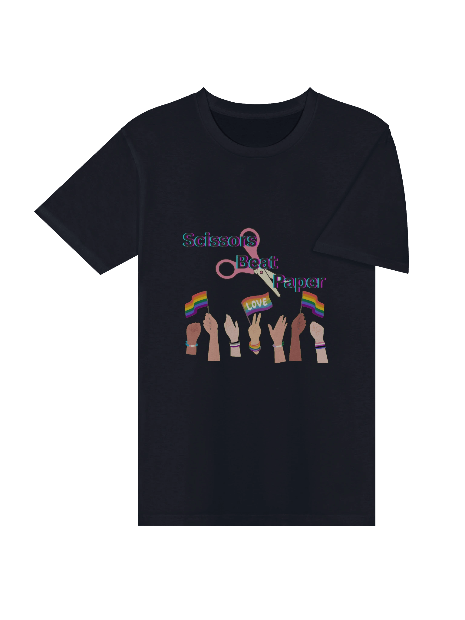 Scissors Beat Paper T-Shirt product image (17)