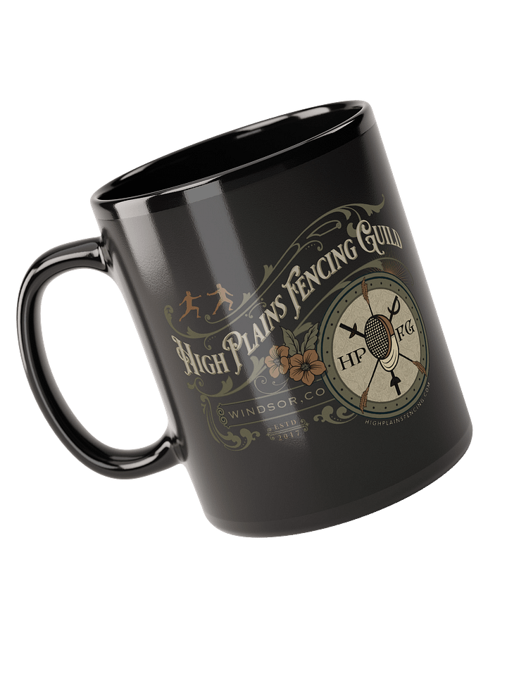 HPFG Vintage Style Emblem Black Mug product image (1)