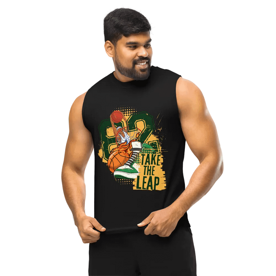 Take the leap muscle tank product image (11)