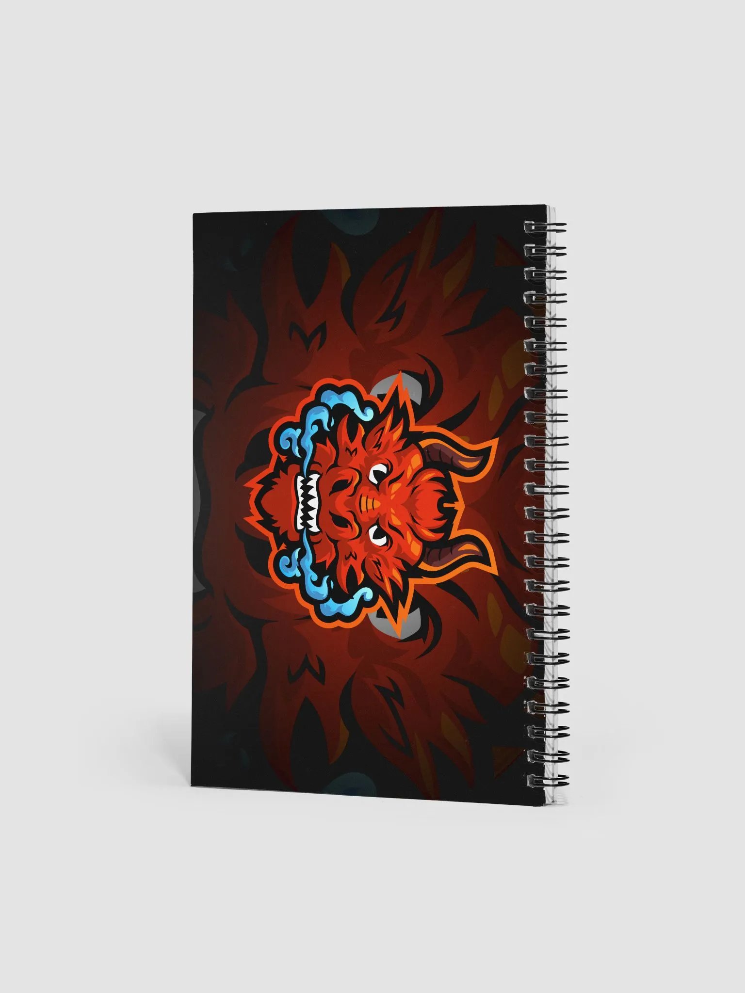 Grim Falcon Spiral Dot Notebook product image (2)