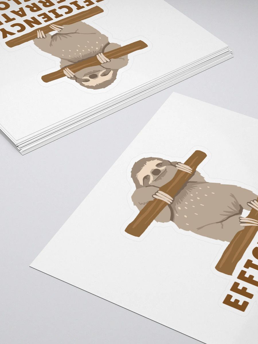 Slothful Wisdom Kiss Cut Sticker product image (4)