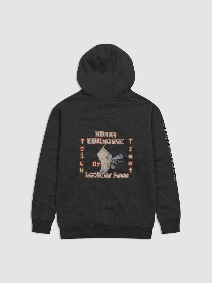 Unisex Premium Hoodie - HAppy HAlloween - Sick Leather Face product image (1)