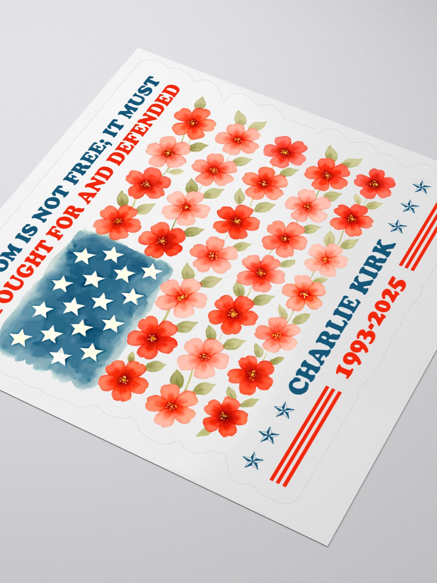 Charlie Kirk Bumper Sticker Car Laptop Decals & Magnets product image (2)