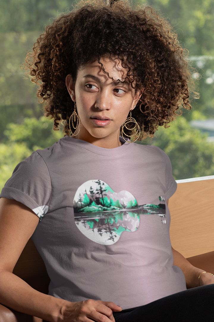 Guitar Nature All Over Print T-shirt product image (1)