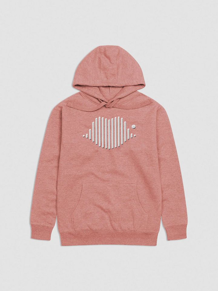 Under Covers Audio Embroidered White Lips Logo Hoodie product image (11)