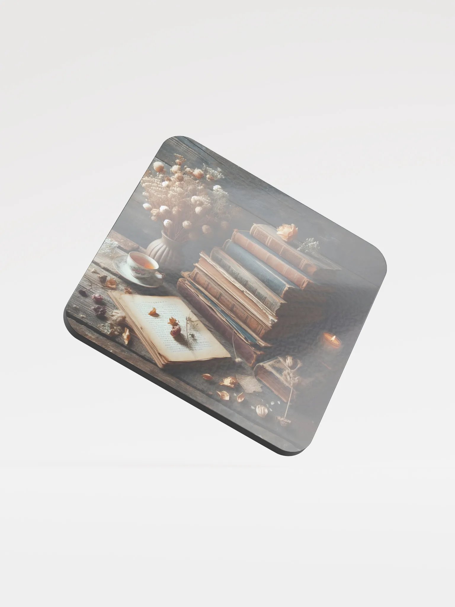 Rustic Reading Corner Cork Coaster product image (2)