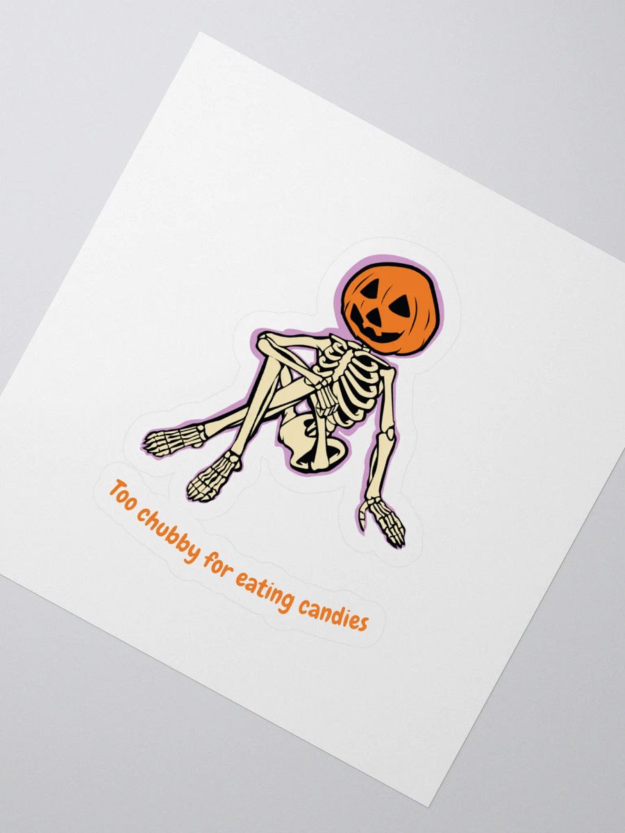 Spooky Skeleton Pumpkin Sticker product image (2)