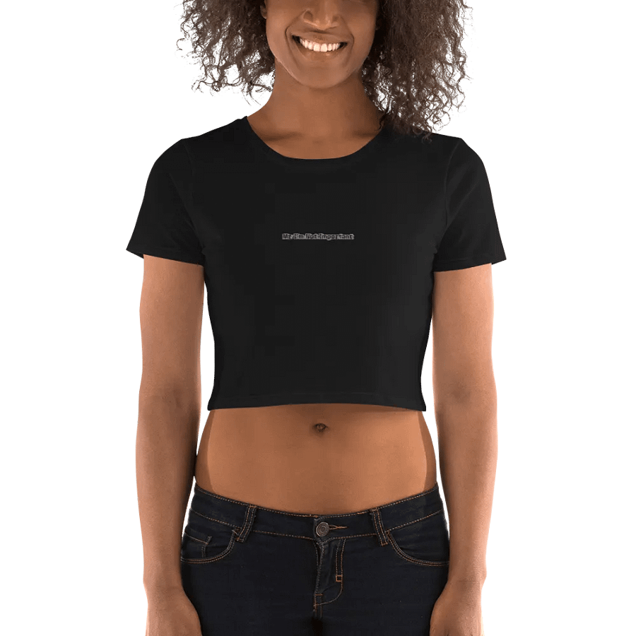 Women's Crop Tee - Embroidered - Mr I'm Not Important product image (12)
