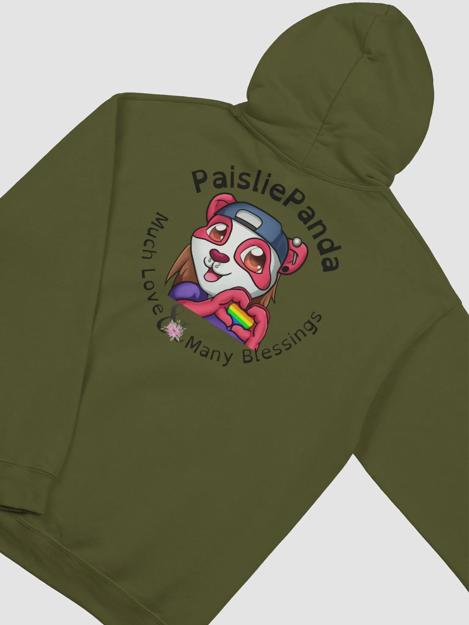 PaisliePanda Love Hoodie w/ Dark Text product image (35)