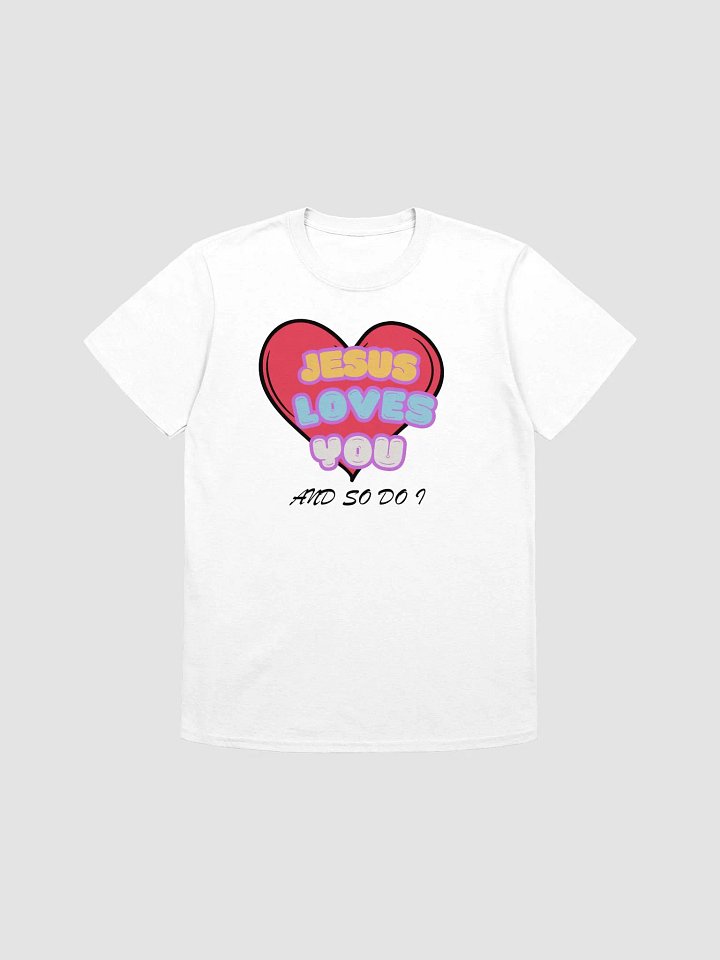 Valentines T Shirt Christian Jesus Loves You Graphic Unisex product image (1)