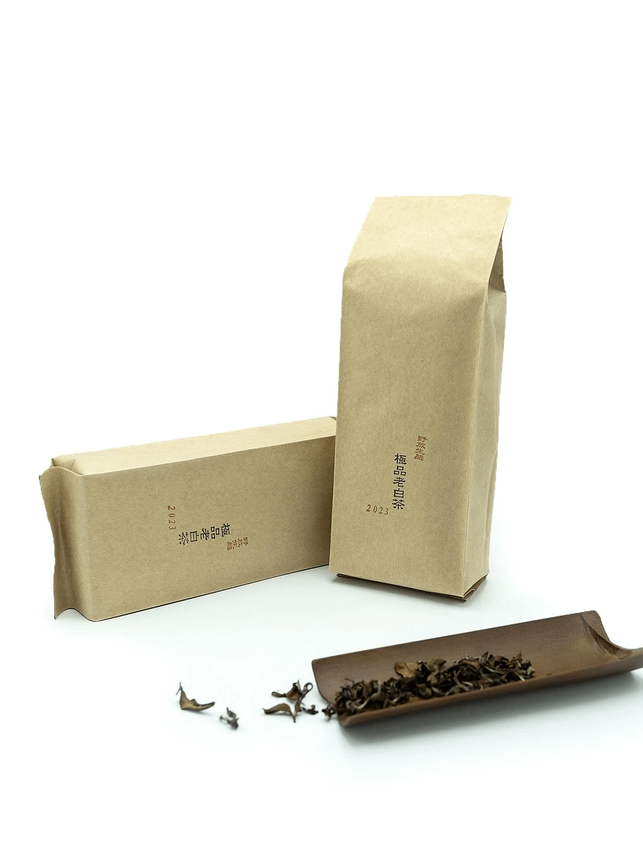 極品茶點組合：極品老白茶一袋＋兩盒蛋捲(青茶蛋捲一盒+咖啡歐蕾蛋捲一盒) product image (3)