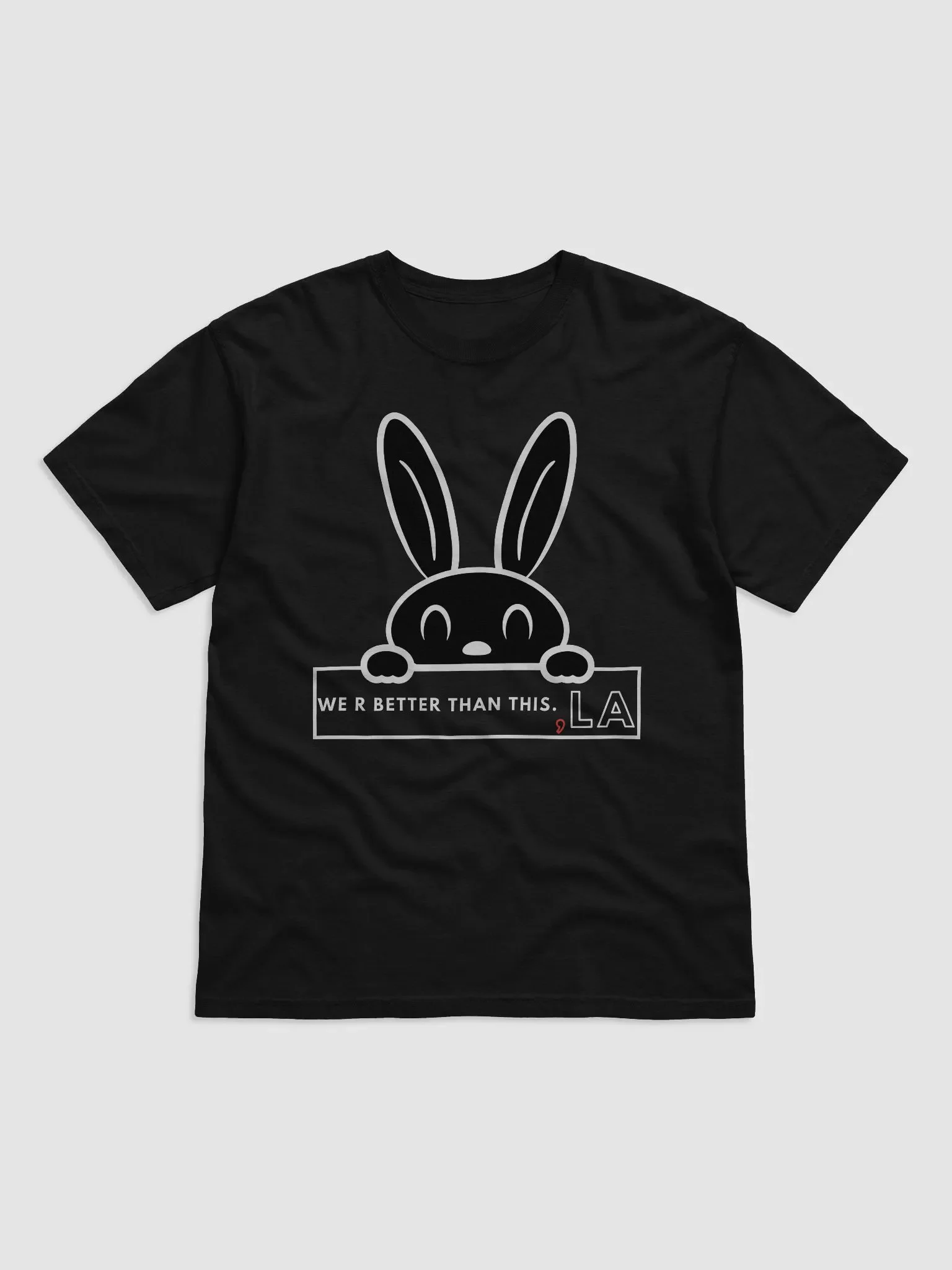 Peekaboo Bunny Heart T-Shirt product image (1)