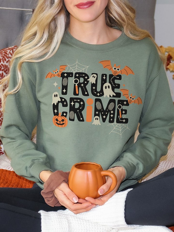 Halloween Sweatshirt for True Crime Lovers product image (1)